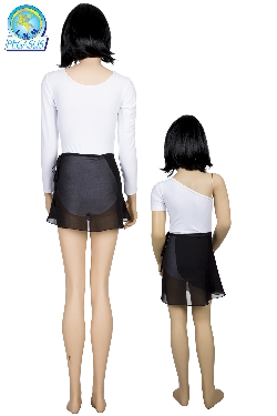 GONNELLINO DANZA CLASSICA NERO DONNA